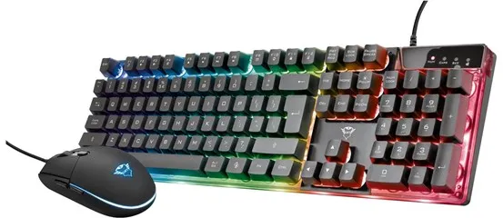 Trust Gaming GXT 838 Azor Gaming Combo - Gaming-tangentbord - Svart